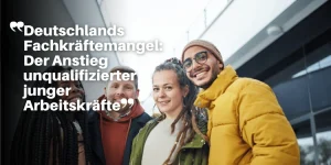 Deutschlands Fachkräftemangel: Der Anstieg unqualifizierter junger Arbeitskräfte