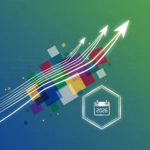 Geldanlage in ETFs 2026: 7 Strategien zur Portfolio-Optimierung & Kostenreduktion Grafik: Optimiertes ETF-Portfolio für 2026 mit Wachstumstrend und Diversifikation